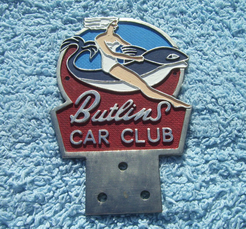 Vintage 1960s butlins car club - 1960s,