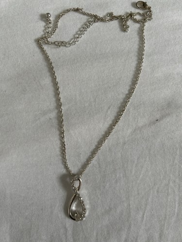 Silver tone infinity - tone,