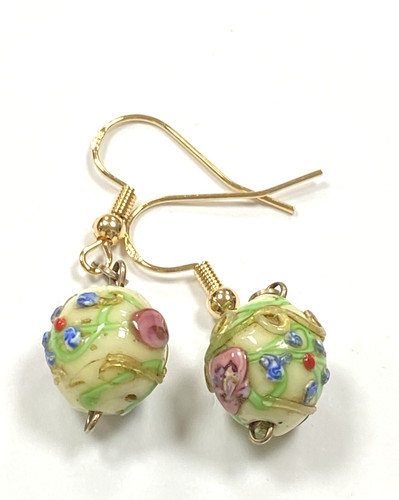 Pair earrings vintage - of,