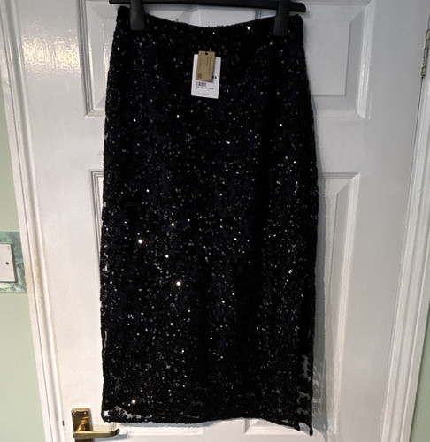 Whistles floral sequin midi - floral,