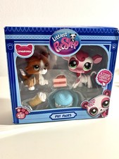 PET PAIRS COLLIE & COW #150 151 - Authentic Littlest Pet Shop - Hasbro LPS