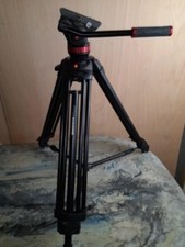 Manfrotto 546B Tripod with 504HD Fluid Head, Spreader & Bag