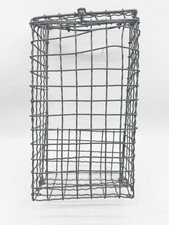 VINTAGE METAL WIRE LOBSTER CAGE TRAP SMALL ANIMAL LIVE CATCH