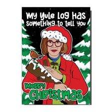 The Yule log Lady Twin Peaks