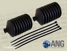 WOLSELEY 1500, RILEY 1.5 '57-'65 STEERING RACK GAITERS & TIES x 2 (ACA6029)