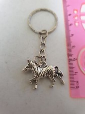 WALKING ZEBRA KEYRING ,