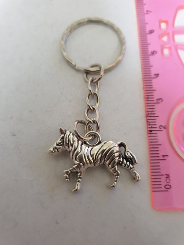 Walking zebra keyring - walking,