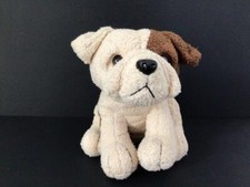 RUSS BERRIE BULLET OLD ENGLISH BULLDOG - PLUSH SOFT TOY -  5.5” SEATED