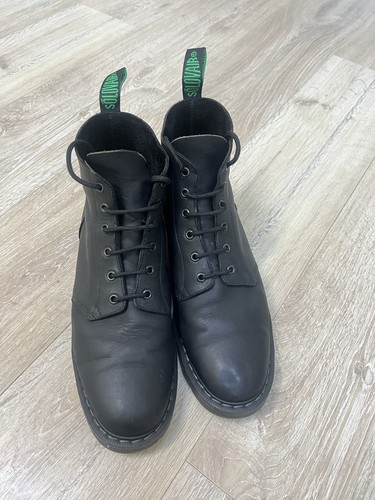 Solovair black greasy - black,