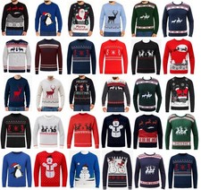 Mens Christmas Jumper Reindeer