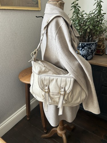 Yoshi cream leather shoulder - yoshi,