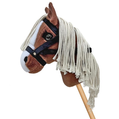 Tiny hobby horse - horse, plush