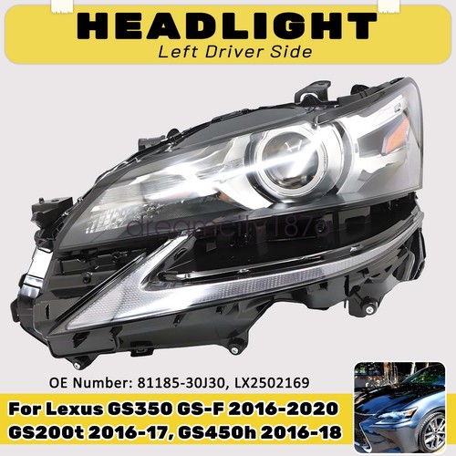 Driver headlight for - lh,