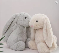 Rabbit Doll Blue Shy Floppy Ear Bunny Plush Toy , Soft Stuffed Animal Doll