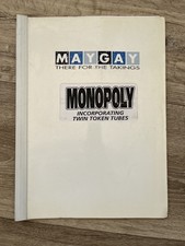 MAYGAY M1 MONOPOLY AWP FRUIT MACHINE MANUAL - JUNE 1992