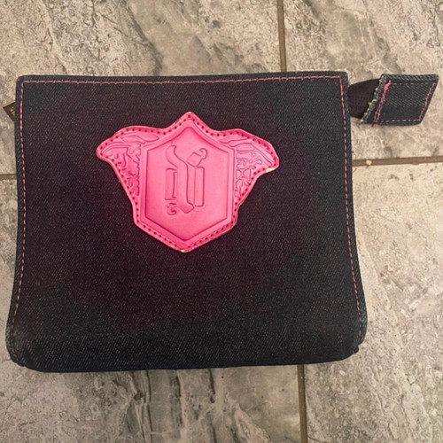 Versace zip around pouch - versace, zip-around