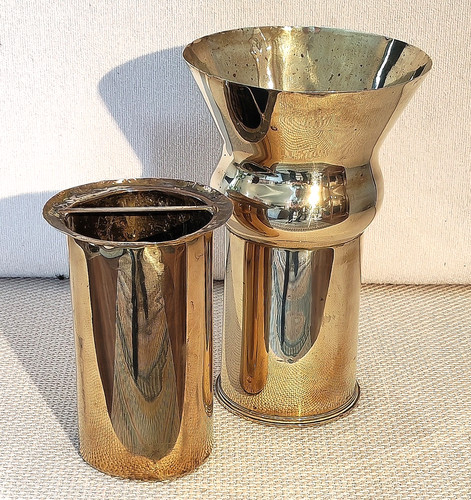 Antique trench art large brass - antique,