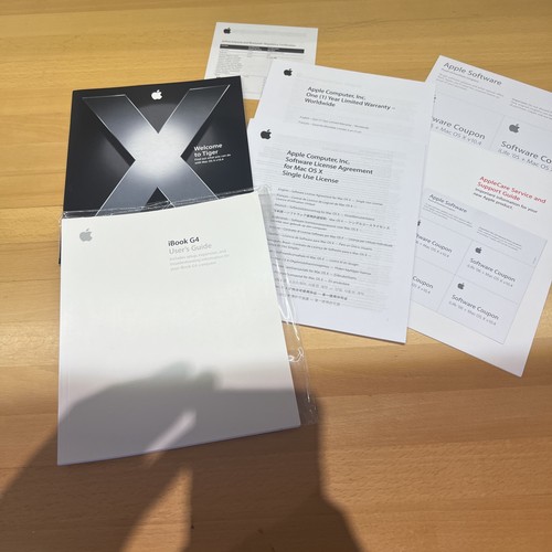 Ibook manuals new - ibook, g4