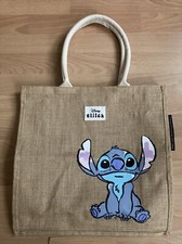 Disney Lilo and Stitch Tote Large Jute Shopping Bag Primark Excellent Condition
