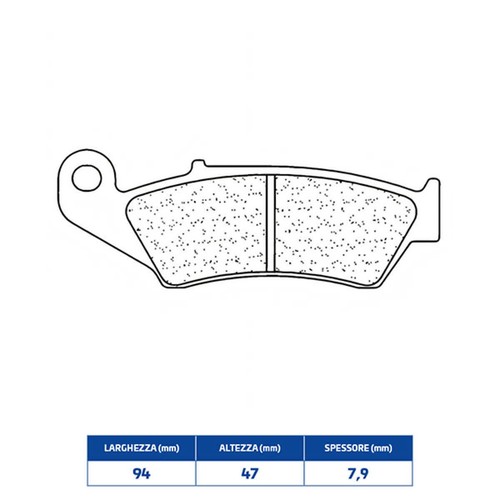 Front sintered brake pads for - sintered,
