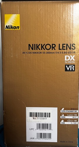 Nikon nikkor 55 300mm - nikon, dx