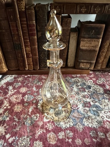 Vintage carnival glass scent - glass,