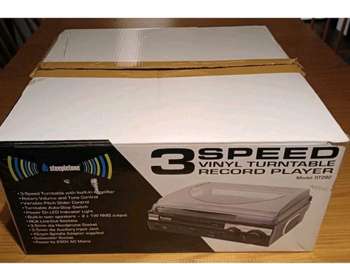 Steepletone turntable stereo - steepletone,