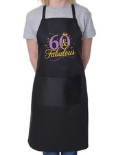 60 and Fabulous Apron 60th