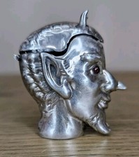 Rare Horned Silver 925 Vesta