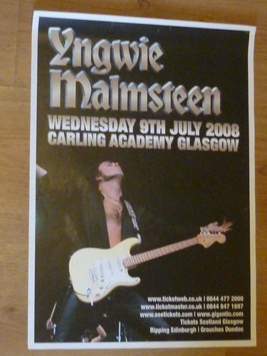 Yngwie malmsteen glasgow - malmsteen,