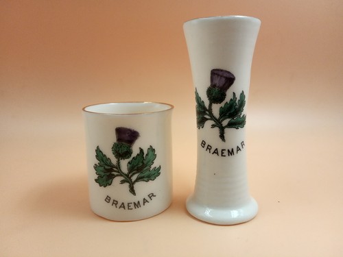 Goss crested china braemar - china,