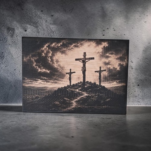 Jesus wooden engraved - wooden,