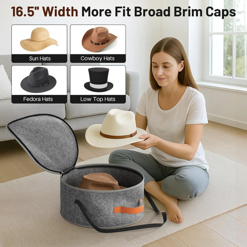 Hat storage box large - hat,