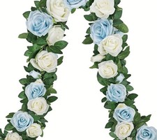 Blue and White Wedding Garland