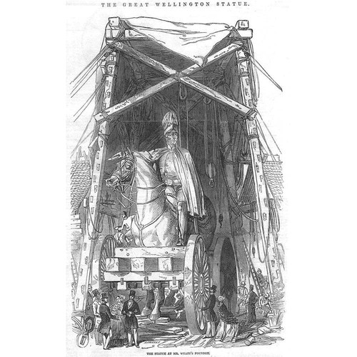 Duke wellington statue - of, at