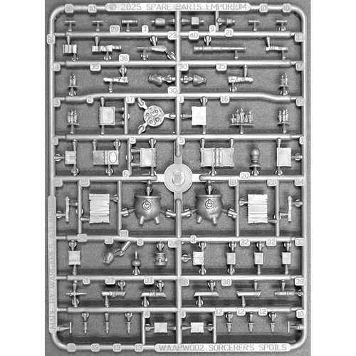 28mm sorcerer spoils sprue - sorcerer's,