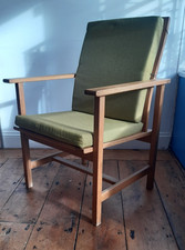 Retro Mid Century Danish Armchair by Borge Mogensen Oak Model No 2257 Uk Deliver