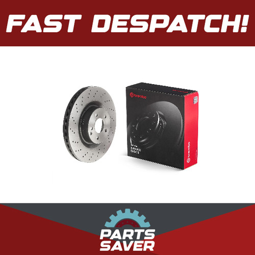 Brake discs pair vented - 2x,