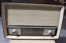 BEAUTIFUL 1950's/60's WORKING EKCO U332 BAKELITE VALVE RADIO BLACK & CREAM