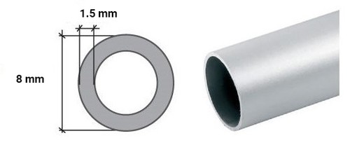 Stainless steel round - round, /