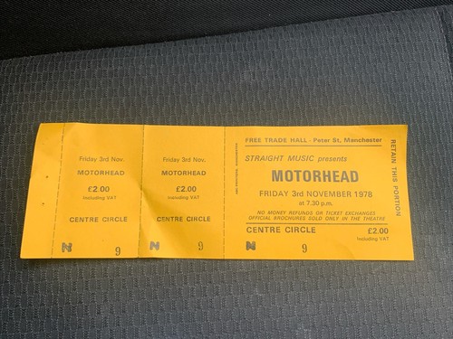 Motorhead unused free - --,