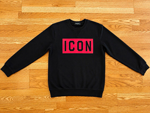 Dsquared2 icon sweatshirt mens - sweatshirt,