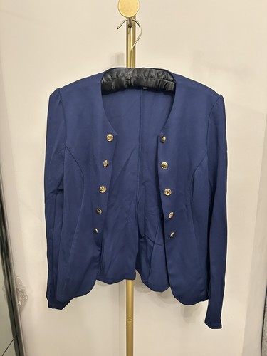 Halara navy blue gold button - blue,