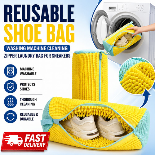 Reusable shoe bag washing - reusable,