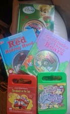 Childrens books & Cd Bundle see descript Disney Fairies/ Goldilocks CD's +more