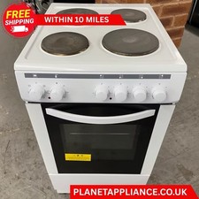 Essentials 50cm Solid Plate Electric Cooker - CFSEWH18