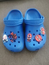 Boys Blue Crocs Junior Size 2