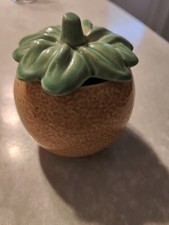 Sylvac 582 Orange Preserve Pot