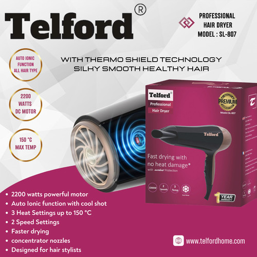 Hair dryer 2200 watts - hair,