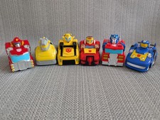 Transformers Rescue Bots Academy Vehicles Pull Back Cars 6 Pack Toy 